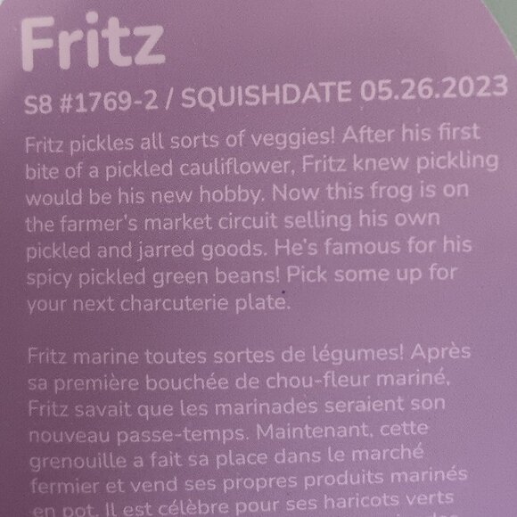 Fritz Special Easter Edition Squishmallow - Picture 4 of 5